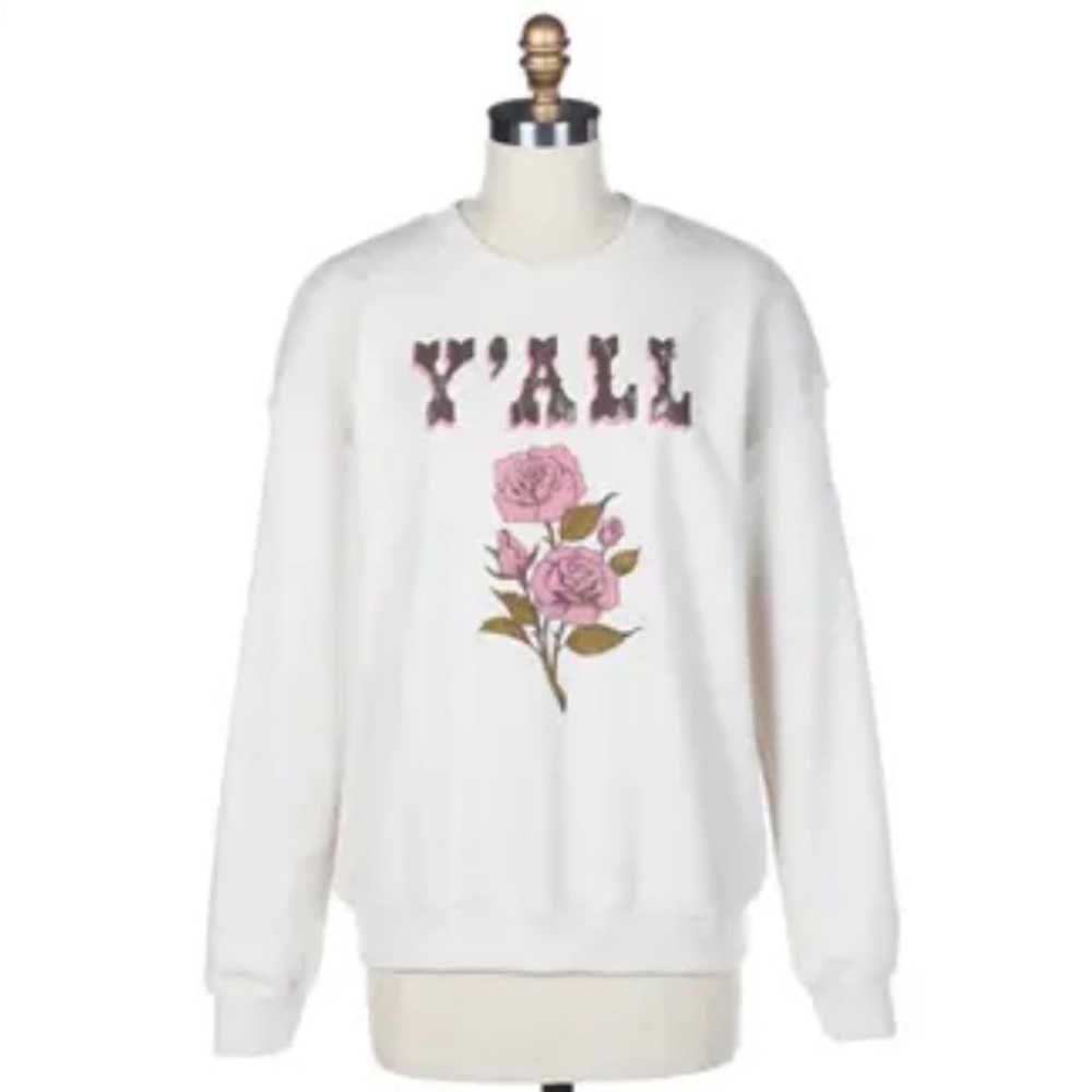 NEW Originality Y’ALL Sweatshirt.‎ Medium